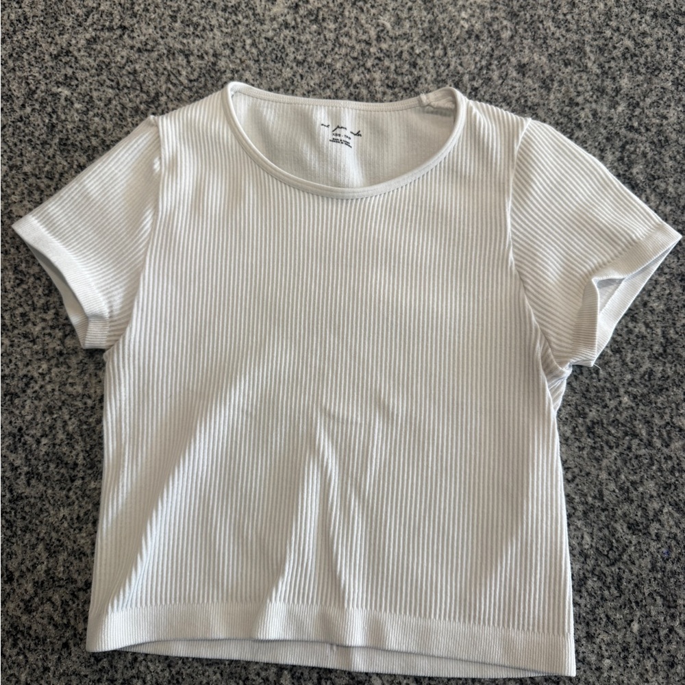 Urban Outfitters Out from under White Ribbed Women's Top